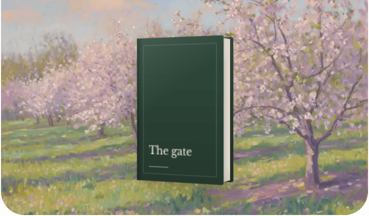 Fantasy jacket titled The gate