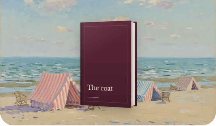 Romance jacket titled The coat